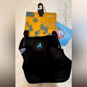 Gooby Everyday Black Mesh Vest Harness (2XS)
